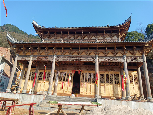 寺廟建筑施工